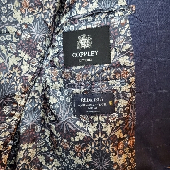 Coppley Reba 1865 Wool Blue Sz 43W 37R - Picture 10 of 13